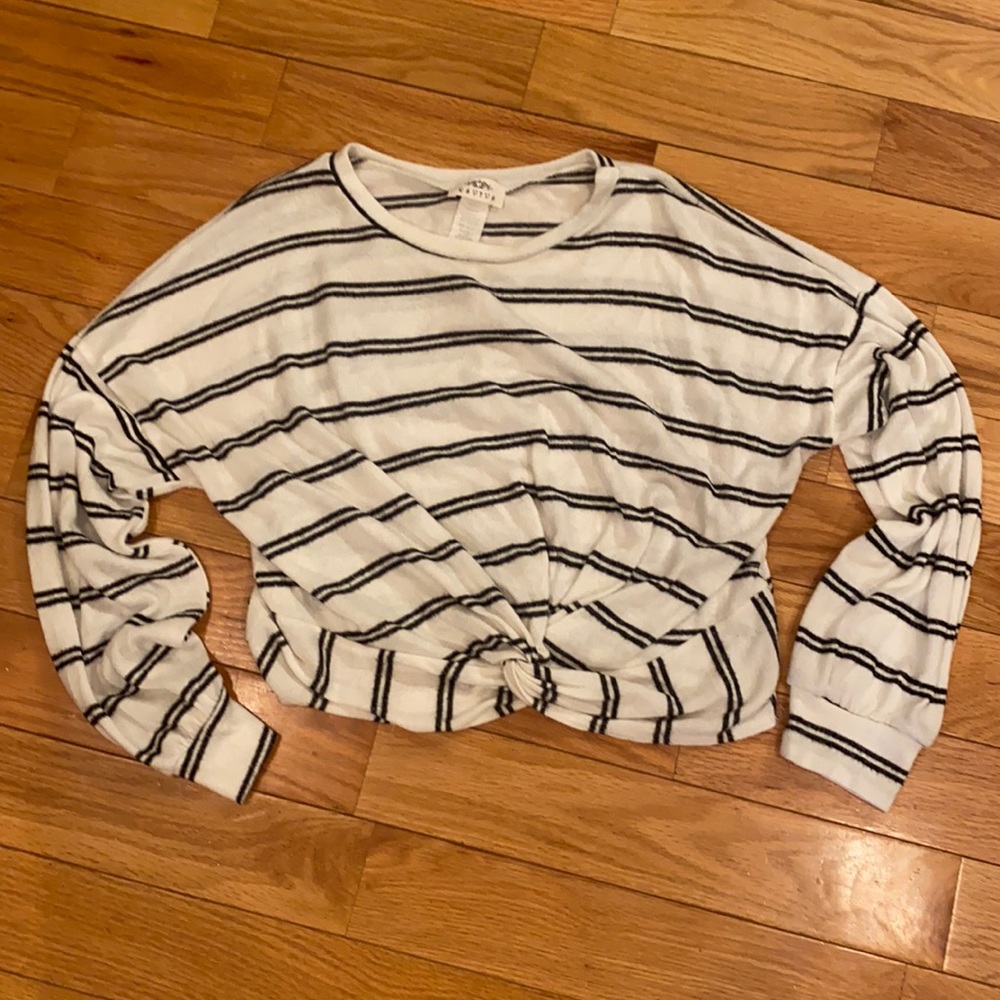 White and Black Sweater